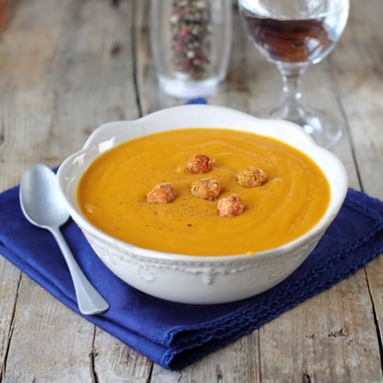 Exotic pumpkin soup - Recipe photo by lemiericetteconesenza