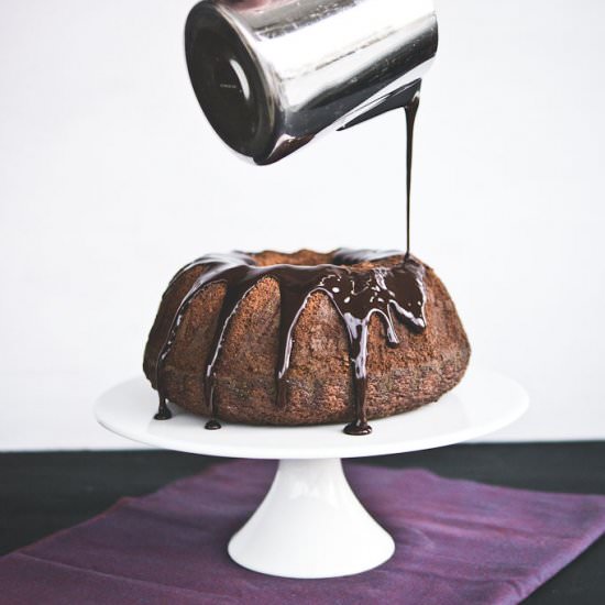 GF Banana Cake & Caramel Sauce - Recipe photo by bakingmagique