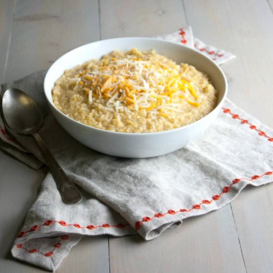 5 Ingredient Cheesy Squash Quinoa - Recipe photo by Sweetphi