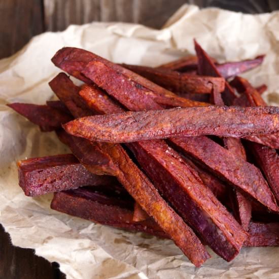 Chile-Lemon Purple Sweet Potatoes - Recipe photo by cookingontheweekends