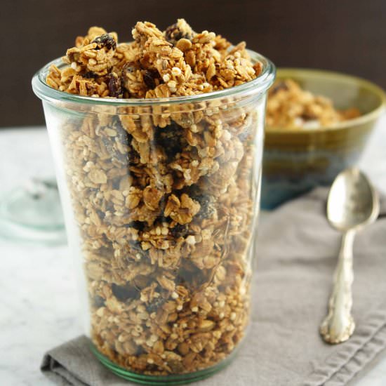 Homemade Peanut Butter Granola - Recipe photo by EyeCandyPopper