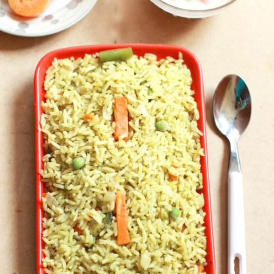 Vegetable Pulao - Recipe photo by udupi-recipes