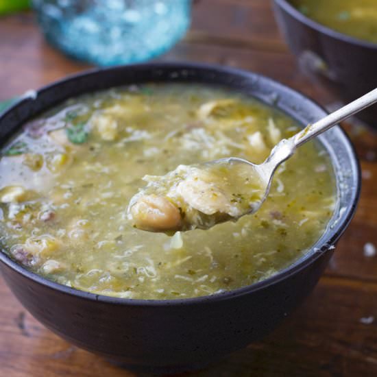 Jalapeno Lime Chicken Soup - Recipe photo by littlespicejar