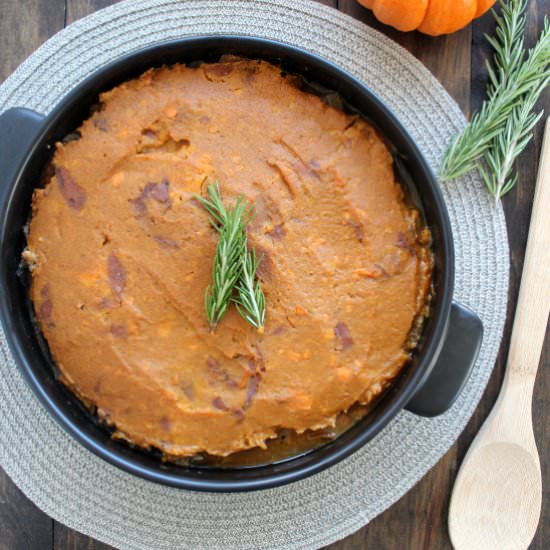 Sweet Potato Shepherd's Pie - Recipe photo by Whitney Bond
