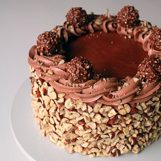 Ferreo Rocher Cake - Recipe photo by oh_sweet_day