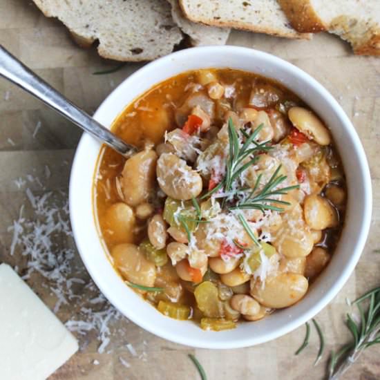 Rustic pasta e fagioli - Recipe photo by ciaomama