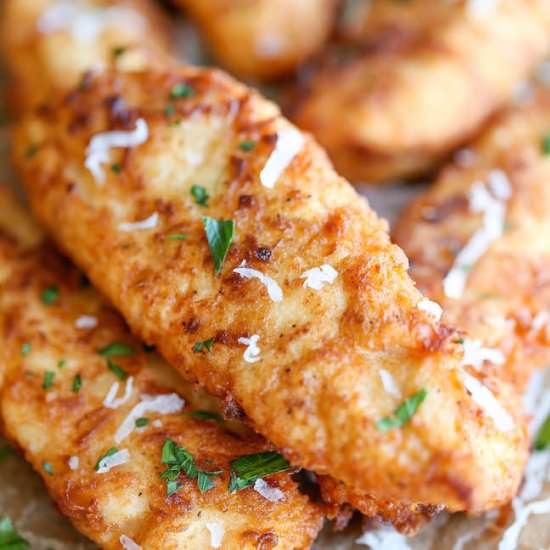 Coconut Chicken Tenders - Recipe photo by damndelicious
