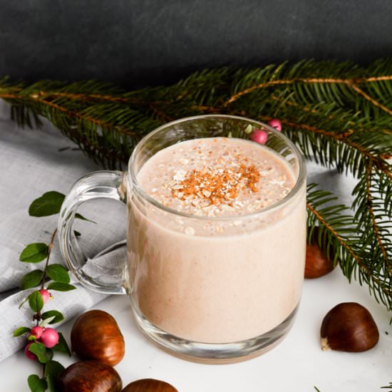 Chestnut Chocolate Oats Smoothie - Recipe photo by sugarsalted