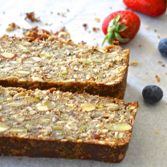 Life Changing GF Flourless Bread - Recipe photo by yesiamvegan