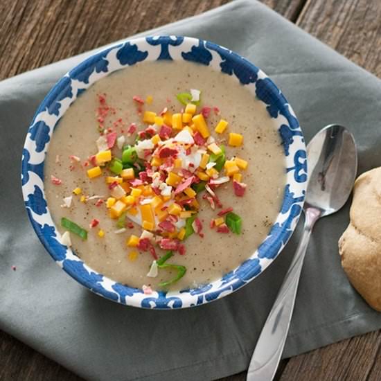 Baked Potato Soup - Recipe photo by HiddenFruitsAndVeggies