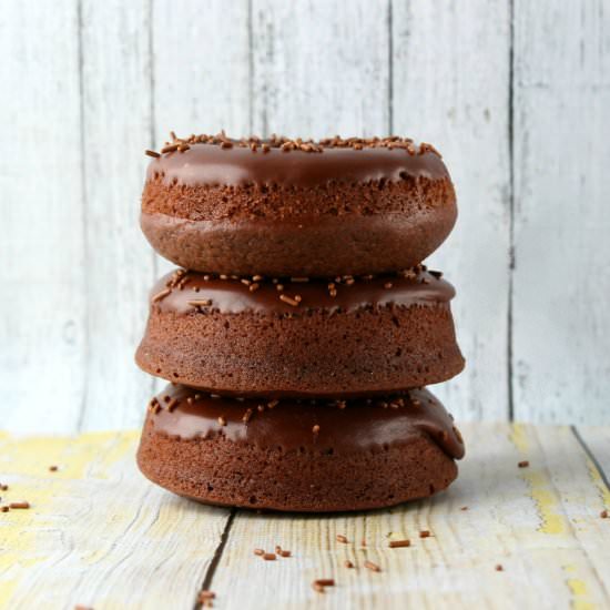 Triple Chocolate Doughnuts - Recipe photo by Clairellyn