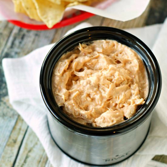 Honey Sriracha Chicken Dip - Recipe photo by slowcookergourmet