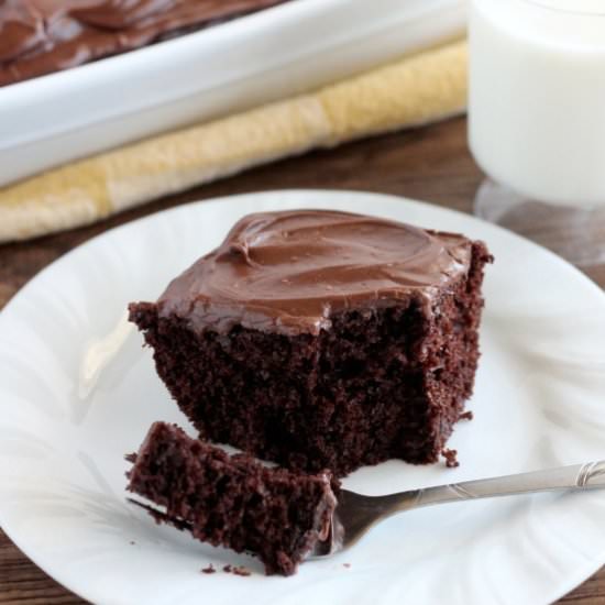 Heavenly Chocolate Cake - Recipe photo by dessertnowdinnerlater