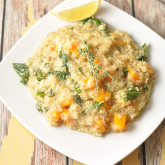 Quinoa Pumpkin Risotto - Recipe photo by caseyjadehill