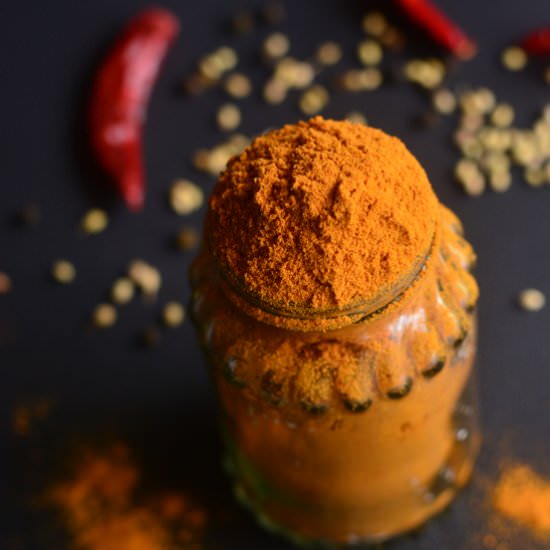 South Indian Sambar Powder - Recipe photo by Padhuskitchen