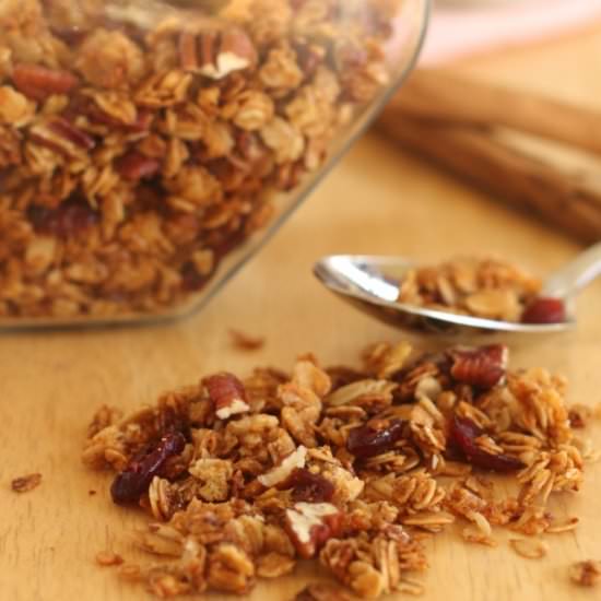 Oatmeal Cookie Granola - Recipe photo by flippindelicious