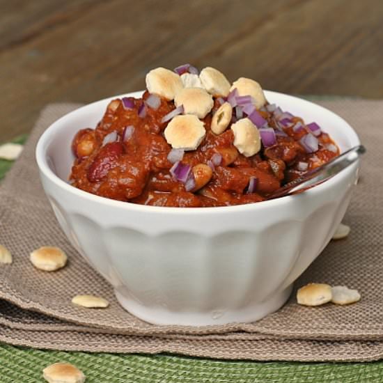 Chili Con Carne with Frijoles - Recipe photo by PreventionRD