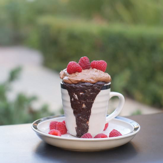Nutella Chocolate Mug Cake - Recipe photo by Mary-Yums