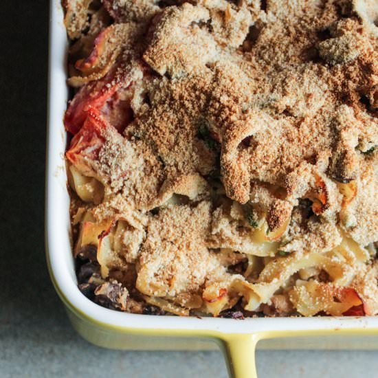 Chicken Tetrazzini with Tomatoes - Recipe photo by Lisa G Cooks