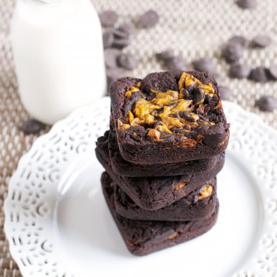 Pumpkin Spice Chocolate Brownies - Recipe photo by lakyn and judah