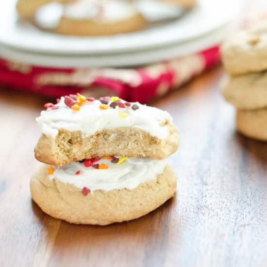 Maple Brown Sugar Cookies - Recipe photo by amykayskitchen