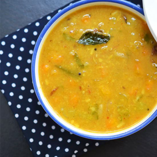 Peerkangai (Ridgegournd) Sambar - Recipe photo by Indian Khana