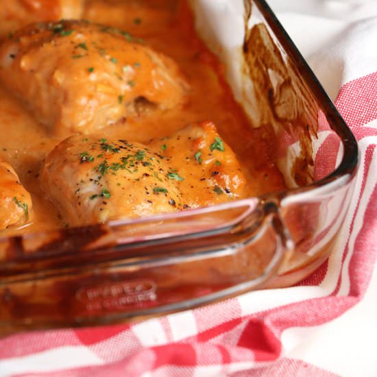 Russian Baked Chicken - Recipe photo by EatInEatOut Magazine