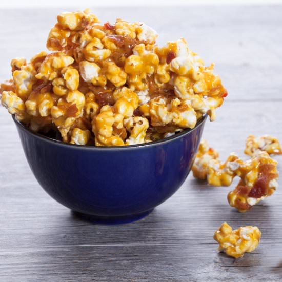 Spicy Bacon Caramel Corn - Recipe photo by Serena Lissy
