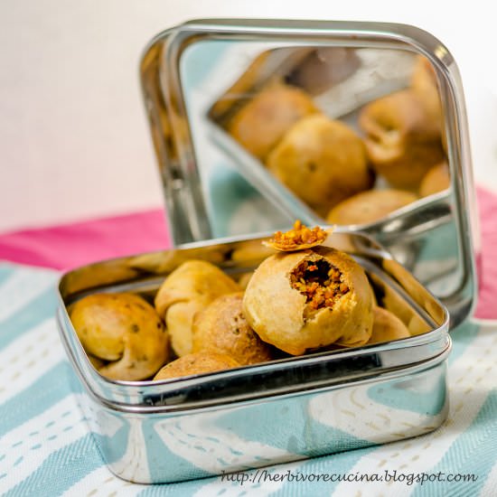 Baked Dal Kachori - Recipe photo by Herbivore Cucina
