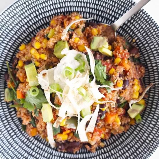 One Pan Mexican Quinoa - Recipe photo by mywifemakes
