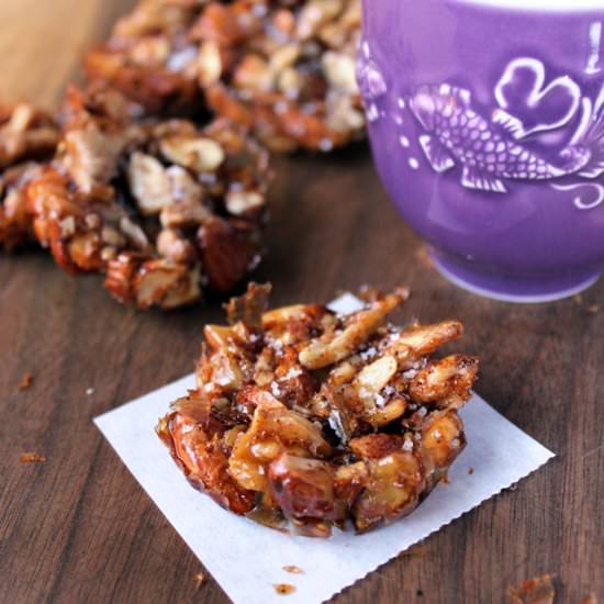 Salted Caramel Maple Nut Clusters - Recipe photo by ItDoesntTasteLikeChicken