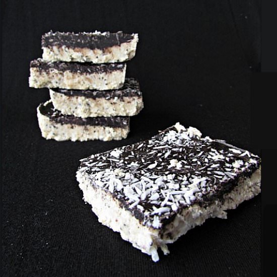 Coconut Bars - Recipe photo by YakkaFIT