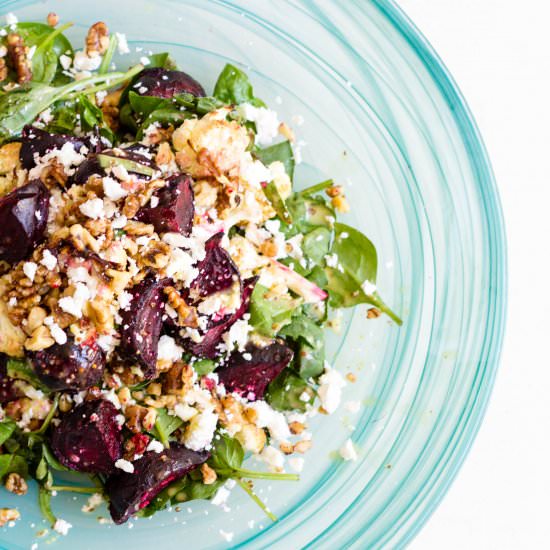 Honey Roasted Beetroot Salad - Recipe photo by Frankiesfeast