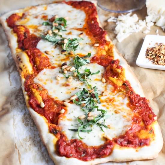 Homemade Thin Crust Pizza - Recipe photo by platingsandpairings