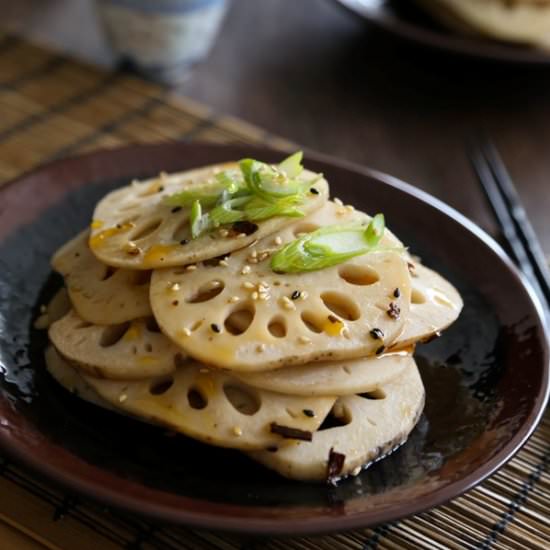 {Recipe} Spicy Lotus Root - Recipe photo by Yi