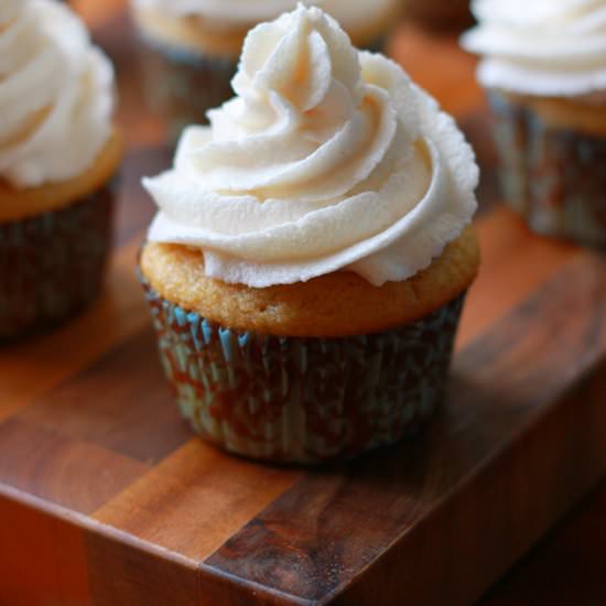 Cinnamon Roll Cupcakes w/ Frosting - Recipe photo by savorthebaking