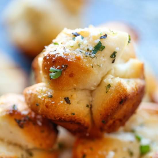 Mini Garlic Monkey Bread - Recipe photo by damndelicious