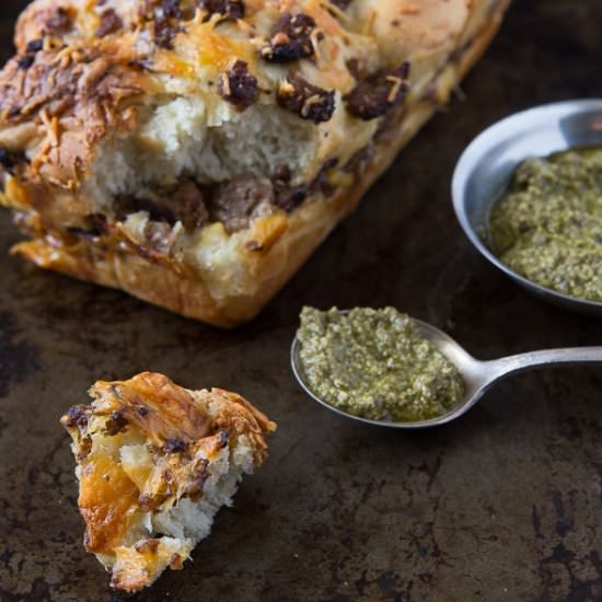 Pull apart sausage bread - Recipe photo by Azestybite