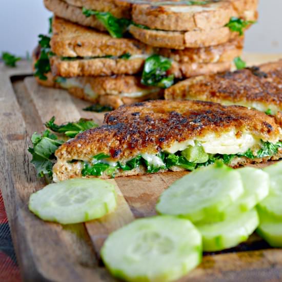 Grilled Cheese & Kale Sandwich - Recipe photo by Mummys FastandEasy