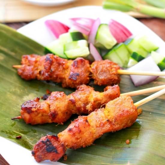 Chicken Satay - Recipe photo by slapyodaddybbq