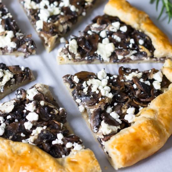Mushroom Galette - Recipe photo by KitchenHighlights