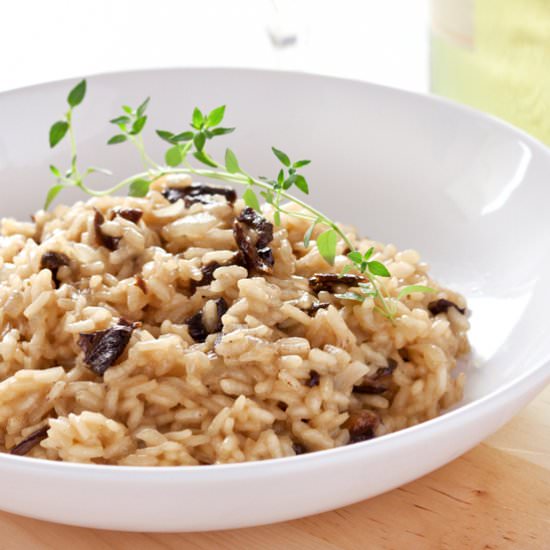 Porcini Mushroom Risotto - Recipe photo by Fotokulinarnie