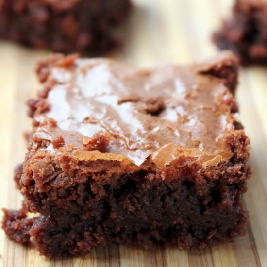 Fudgy Brownies - Recipe photo by thesemisweetsisters