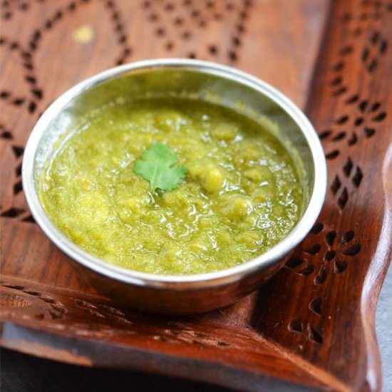 Falahari Tamatar Dhaniya Chutney - Recipe photo by Indian Khana