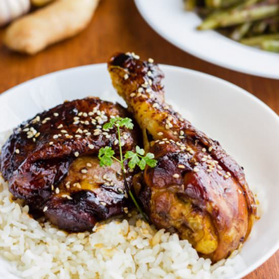 Asian marinated chicken. Recipe - Recipe photo by cocinamuyfacil