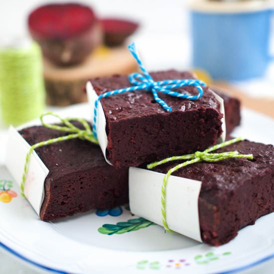 Beetroot Brownies - Recipe photo by LaPetit