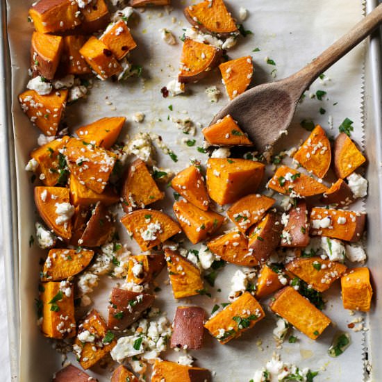 Savory Sweet Potatoes - Recipe photo by Poppies and Papayas