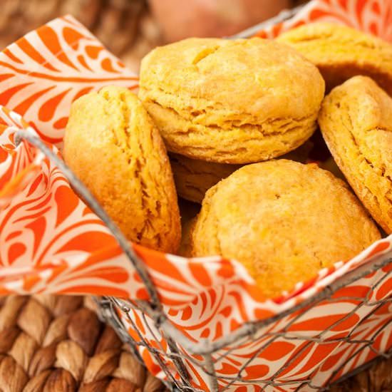 Sweet Potato Biscuits - Recipe photo by tideandthyme