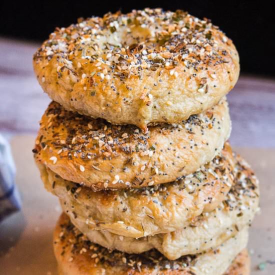 N.Y. Style Everything Bagels - Recipe photo by No Spoon Necessary