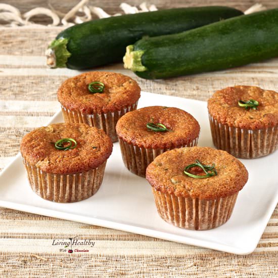 Paleo Zucchini Muffins - Recipe photo by Living Healthy With Chocolate